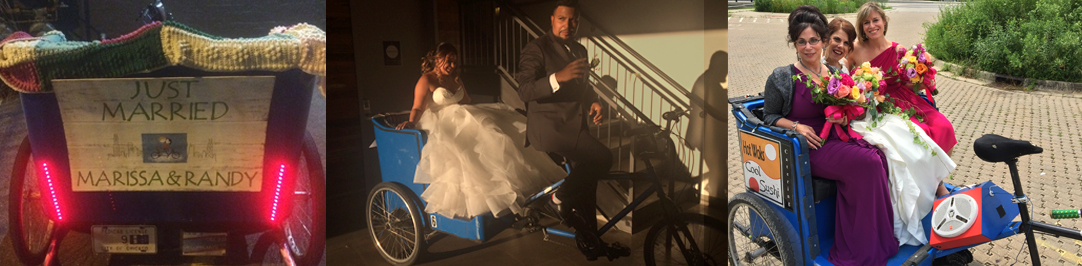 Pedicabs for Weddings